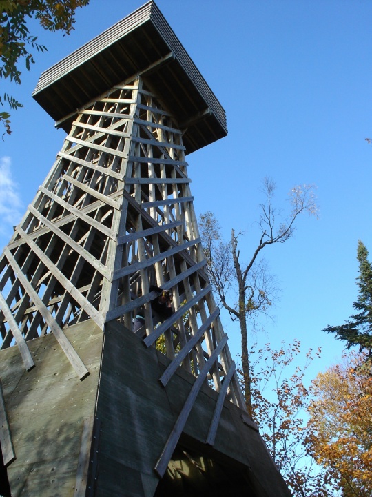 Spotting Tower for Visual Migration Monitoring (John Woodcock photo)